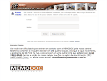 Tablet Screenshot of local.memodoc.com.br